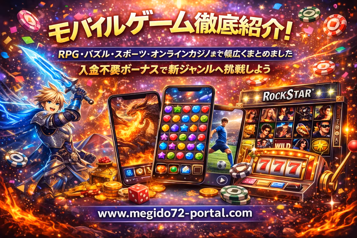 モバイルで遊べるゲームガイド